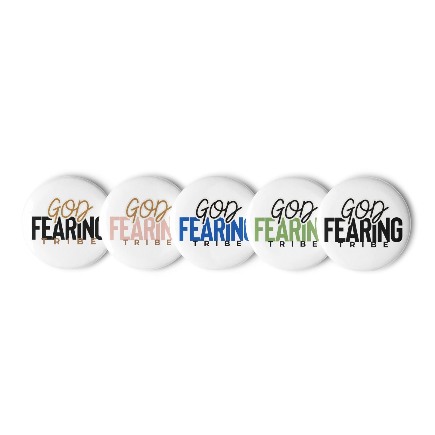 Tribe Pin Buttons (Set of 5)